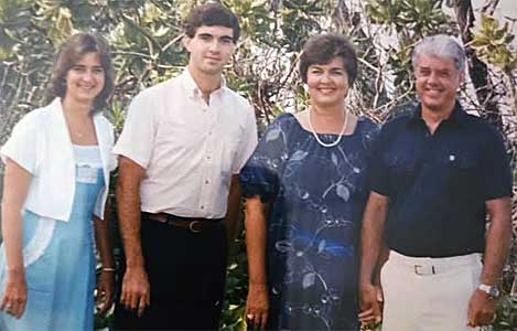 Kent Taylor and his family