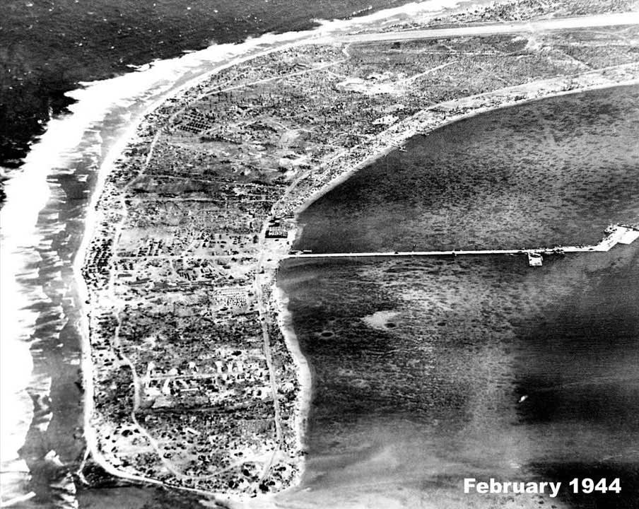 Kwajalein Island Prior to Invasion, February 1944