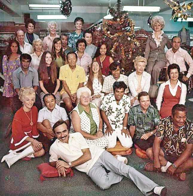 Macys, workers, 1972, Kwajalein, MI