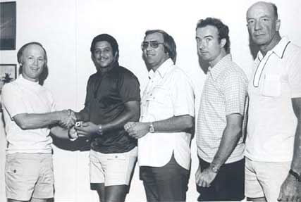 Don Hayes, Tom Daley, Bob Carnes, Bob Ferguson & Ray Ross, Kwajalein MI