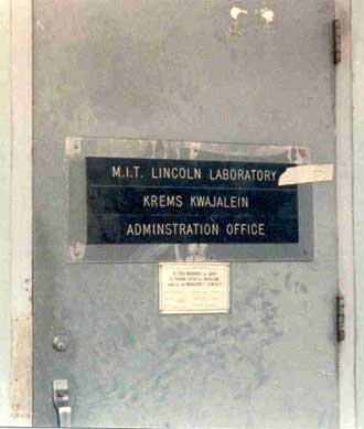 Lincoln Labs Adminstrative Office, Roi-Namur, Kwajalein, MI