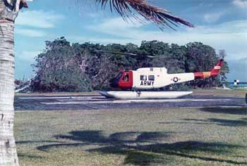 Gagan Island, landing pad, Kwajalein atoll, MI