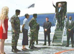 Bill Clinton, Kwajalein, MI