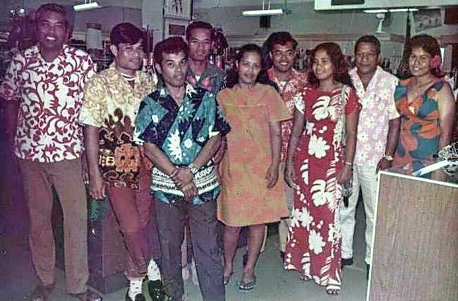 Macys Store workers, 1970s, Kwajalein, MI