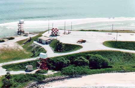 Meck Island launch pad, Kwajalein, MI