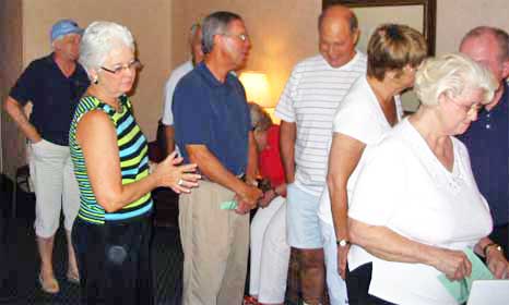 Registration Line - Kwaj  Reunion 2008