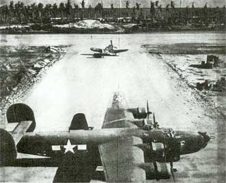 B24 Liberator--Kwajalein Airstrip, 1944