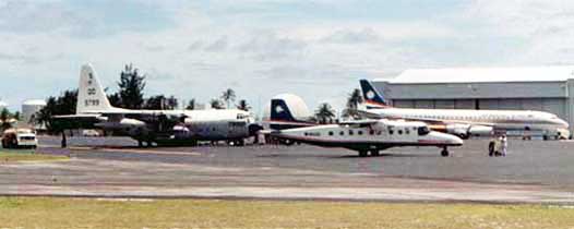 USAF C130 & Air Marshall Islands Aircraft