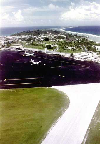 Kwajalein Airport view