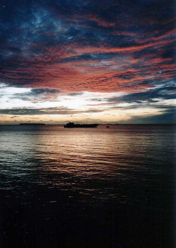 Kwajalein Lagoon Sunset