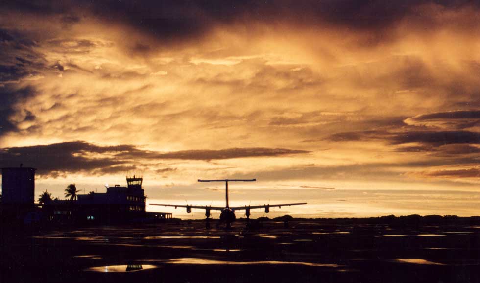 Kwajalein Air Terminal Sunrise