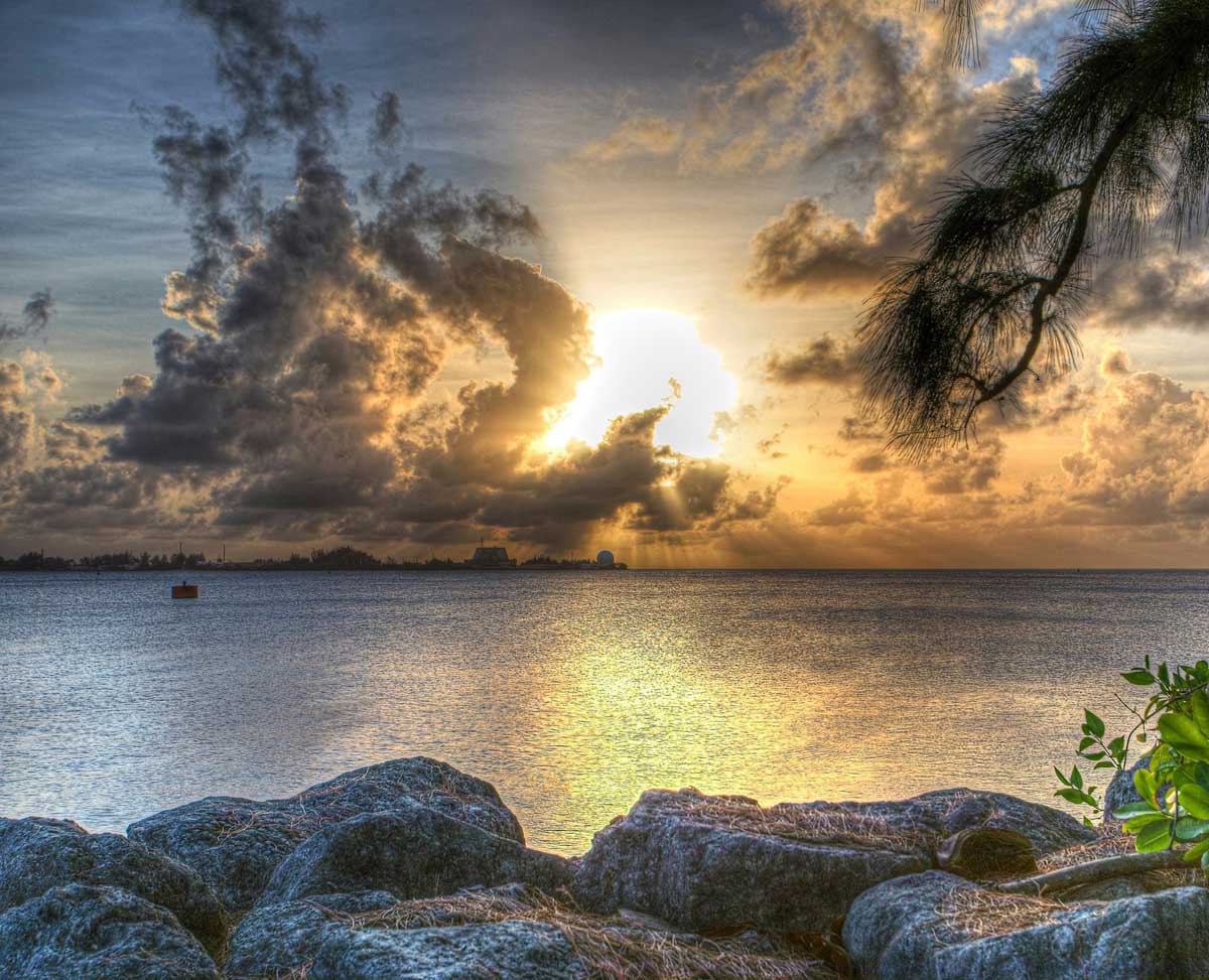 Kwajalein Lagoon Sunset
