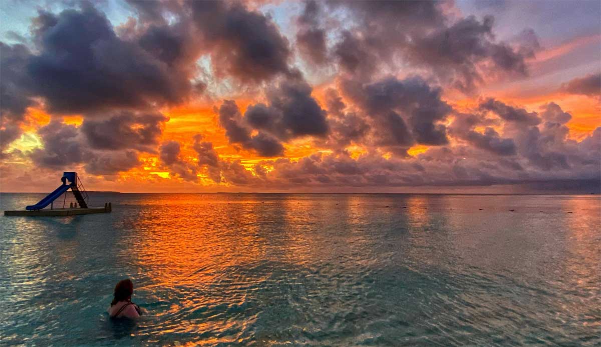 Kwajalein Lagoon Sunset