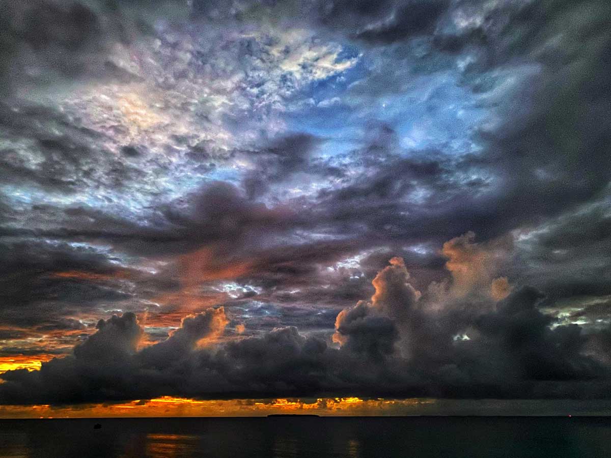 Kwajalein Lagoon Sunset