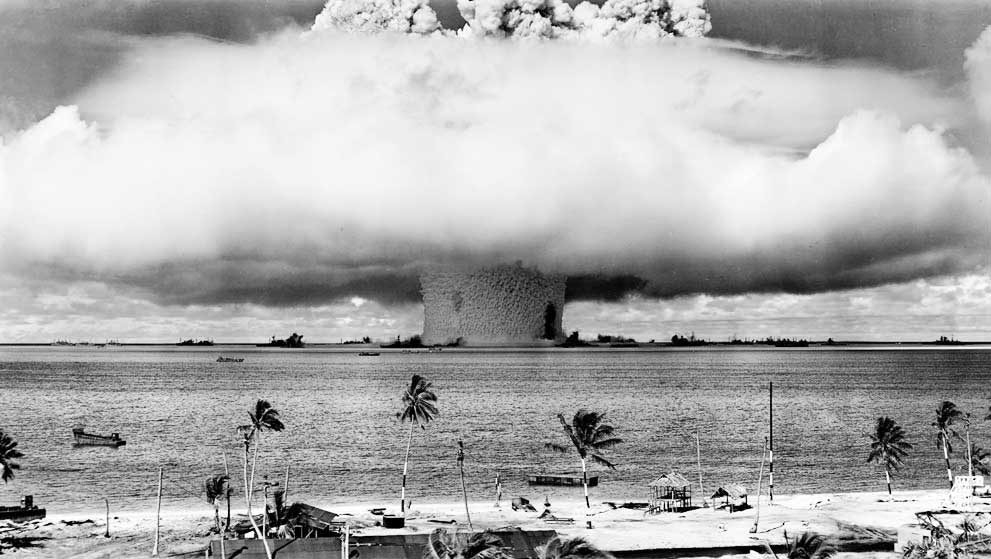 Bikini Atoll Atomic Bomb Test Photograph - 1946