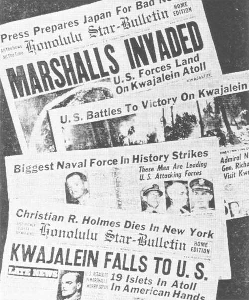 WWII News Marshall Island Invasion