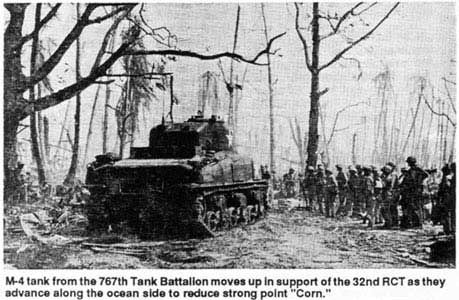 Kwajalein Battle - 767 Tank Battalion