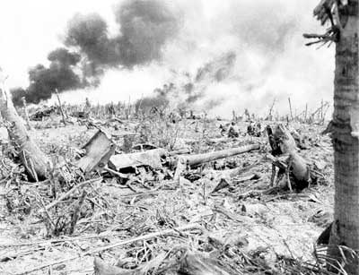 Kwajalein Bomb Damage