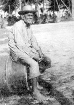 Marshallese man, Majuro, RMI