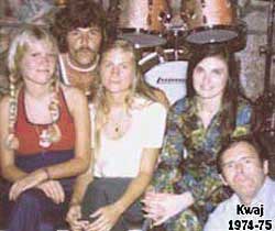 Musicians of Shermie's band, miid 1970s